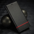 Carbon Fiber Magnetic Leather Case for iPhone