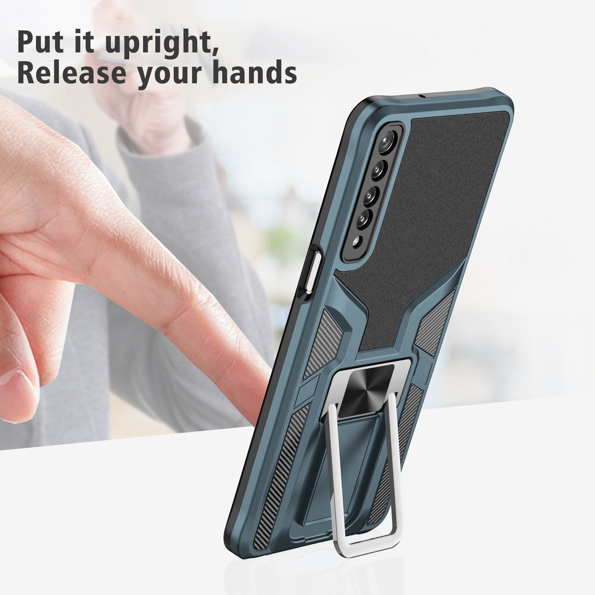 Magnetic Car Mount Case for LG Stylo 7