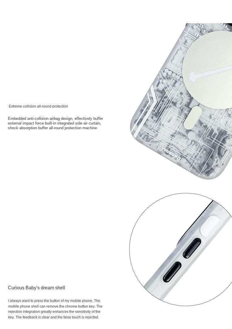 Magnetic Wireless Charging Case for iPhone
