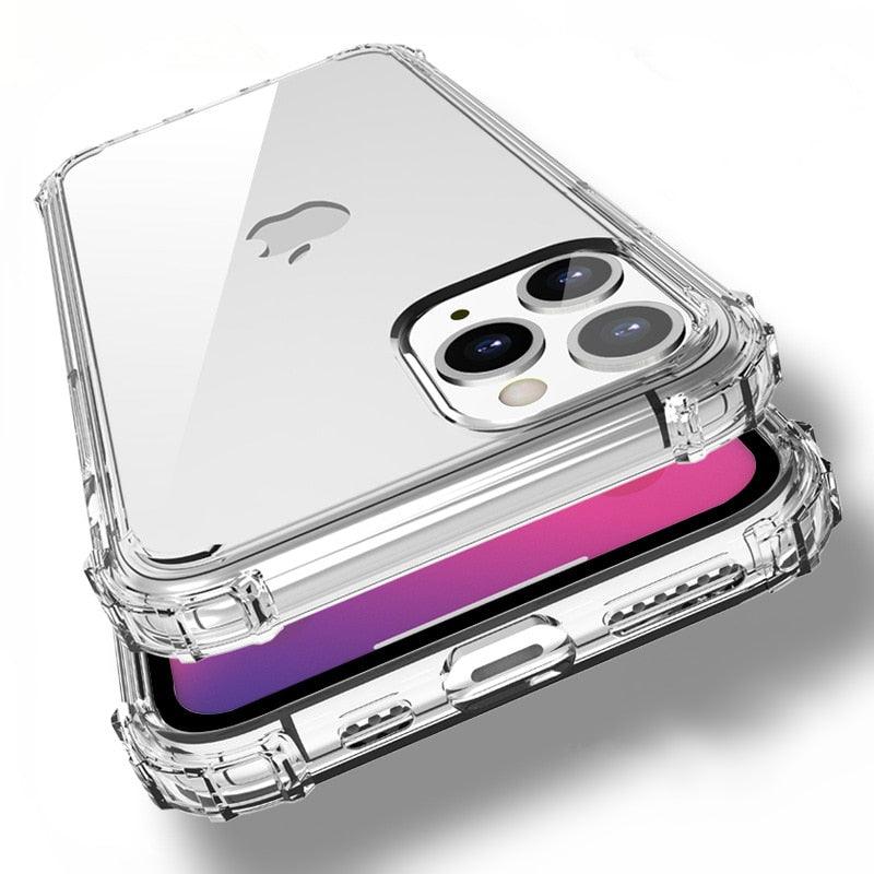 Clear Shockproof Case for iPhone