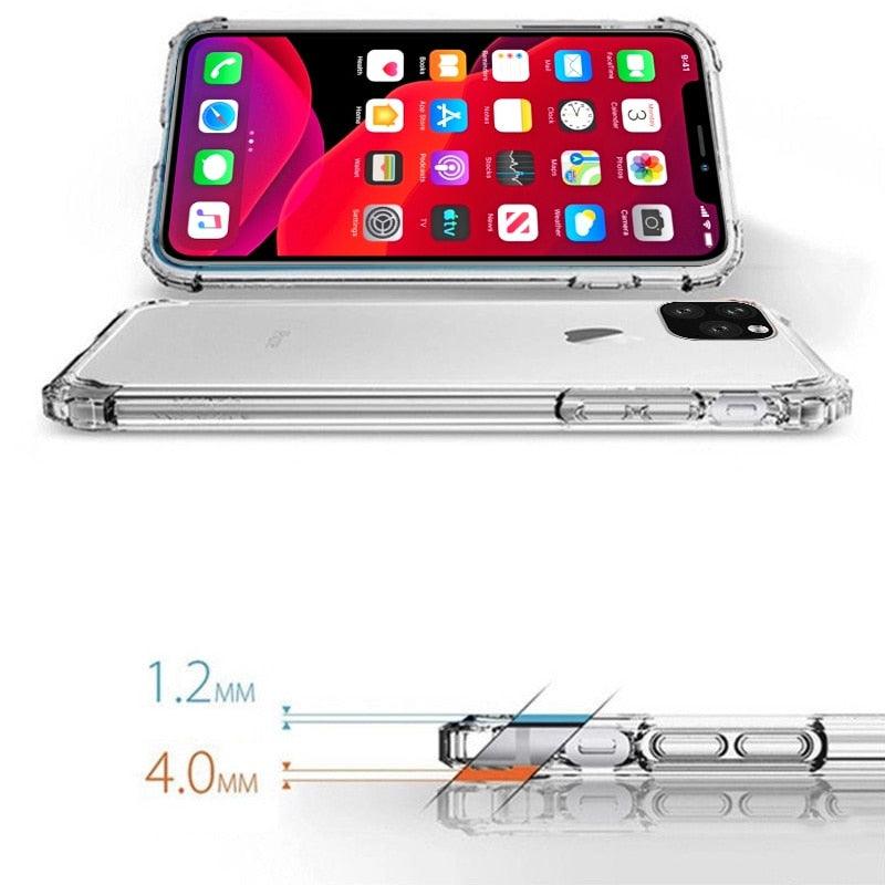 Clear Shockproof Case for iPhone