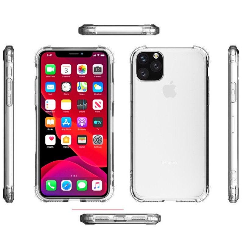 Clear Shockproof Case for iPhone