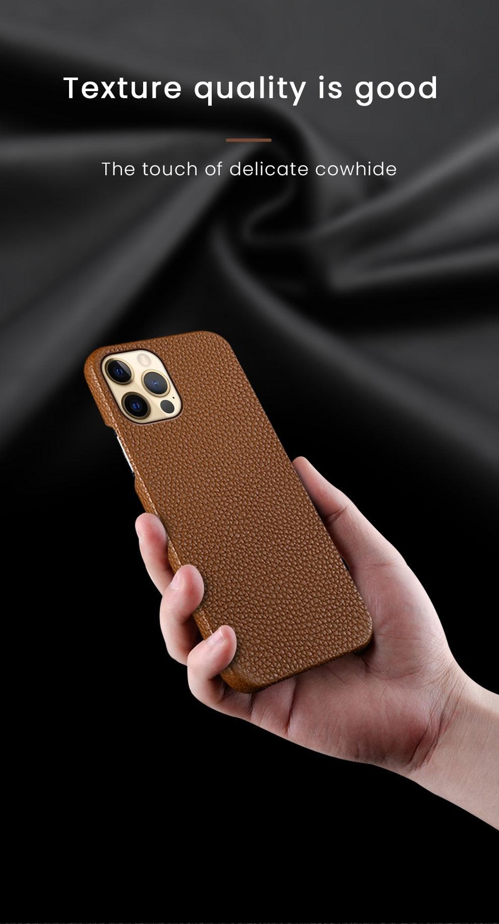 Genuine Leather Case for iPhone