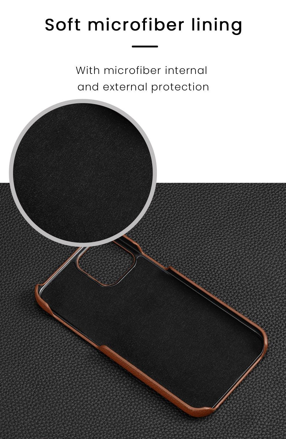 Genuine Leather Case for iPhone