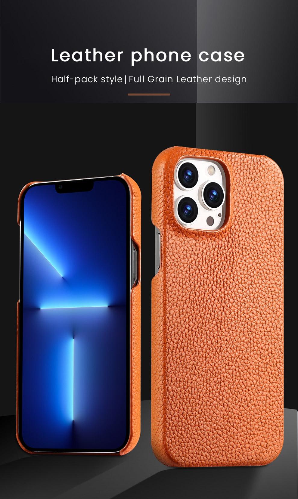 Genuine Leather Case for iPhone