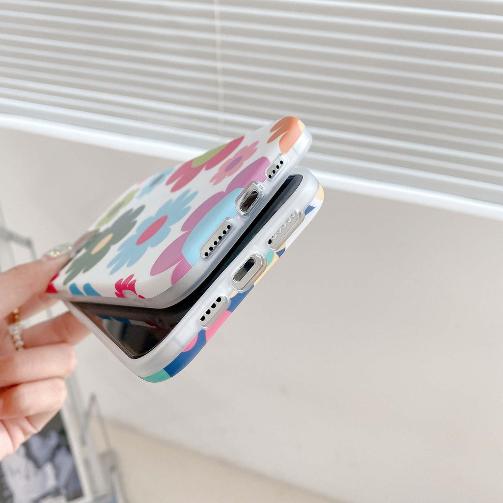 Silicone Floral Case for iPhone