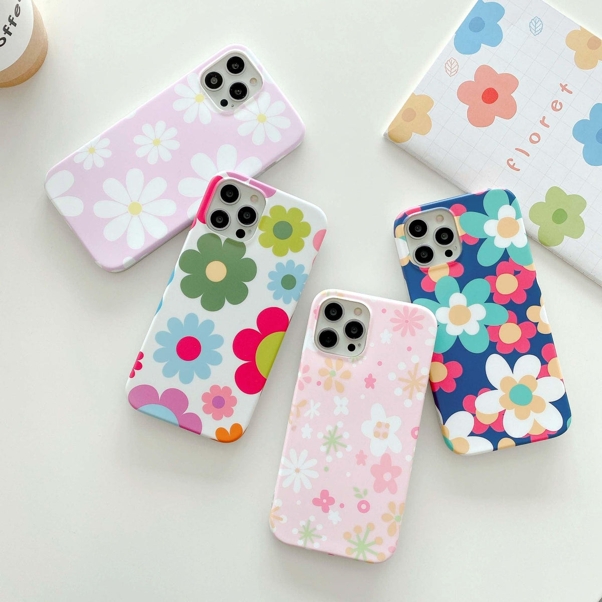 Silicone Floral Case for iPhone