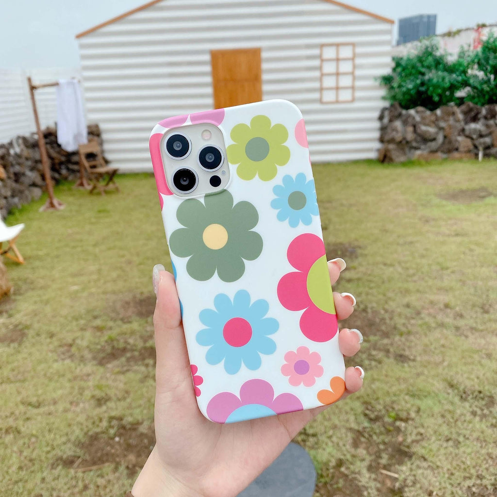 Silicone Floral Case for iPhone