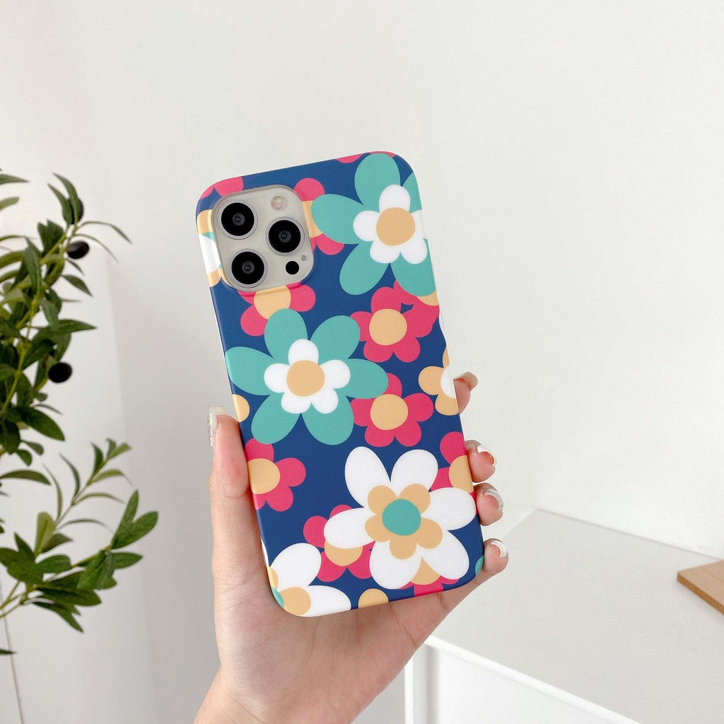 Silicone Floral Case for iPhone