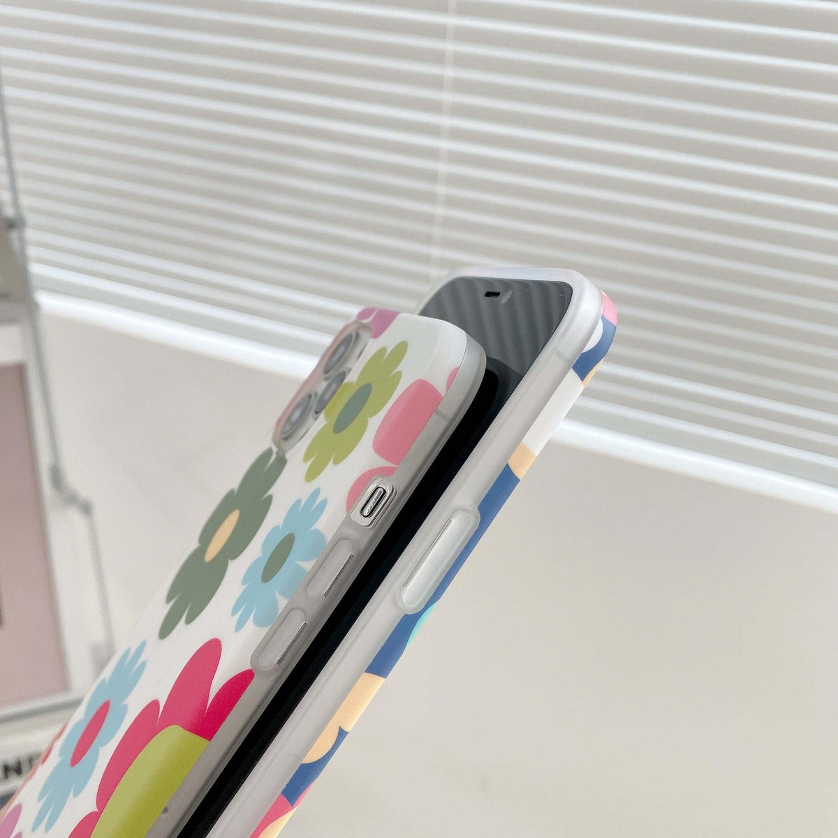 Silicone Floral Case for iPhone