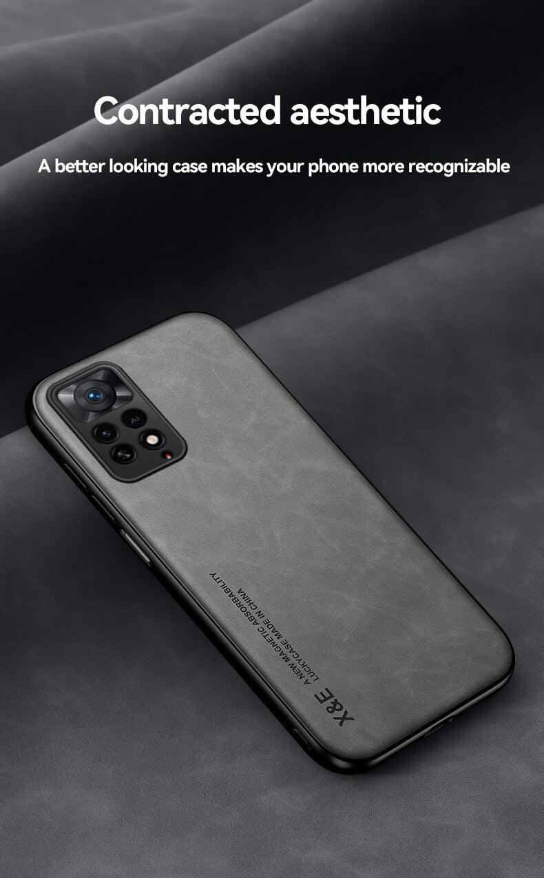 Luxury Leather Magnetic Case for Xiaomi