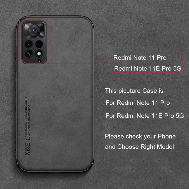 Luxury Leather Magnetic Case for Xiaomi