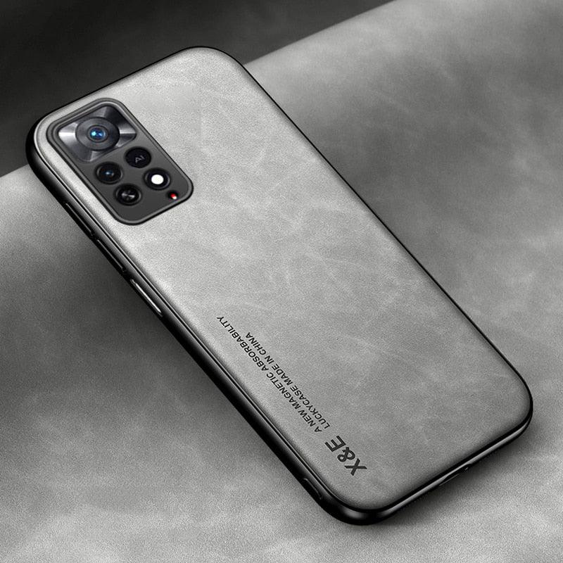 Luxury Leather Magnetic Case for Xiaomi