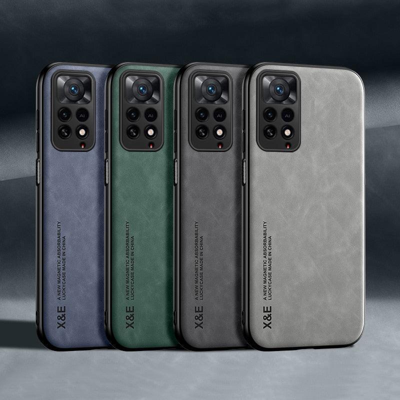 Luxury Leather Magnetic Case for Xiaomi