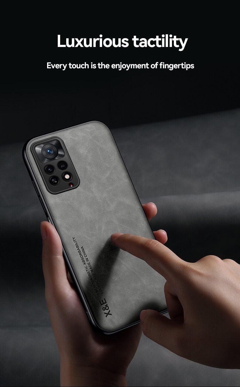Luxury Leather Magnetic Case for Xiaomi