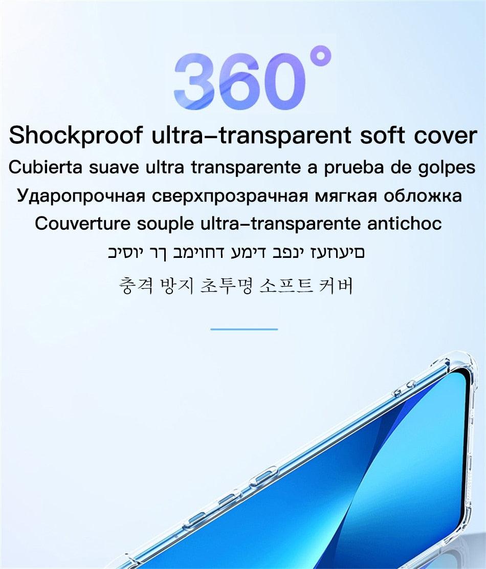 Clear Shockproof Case for Xiaomi