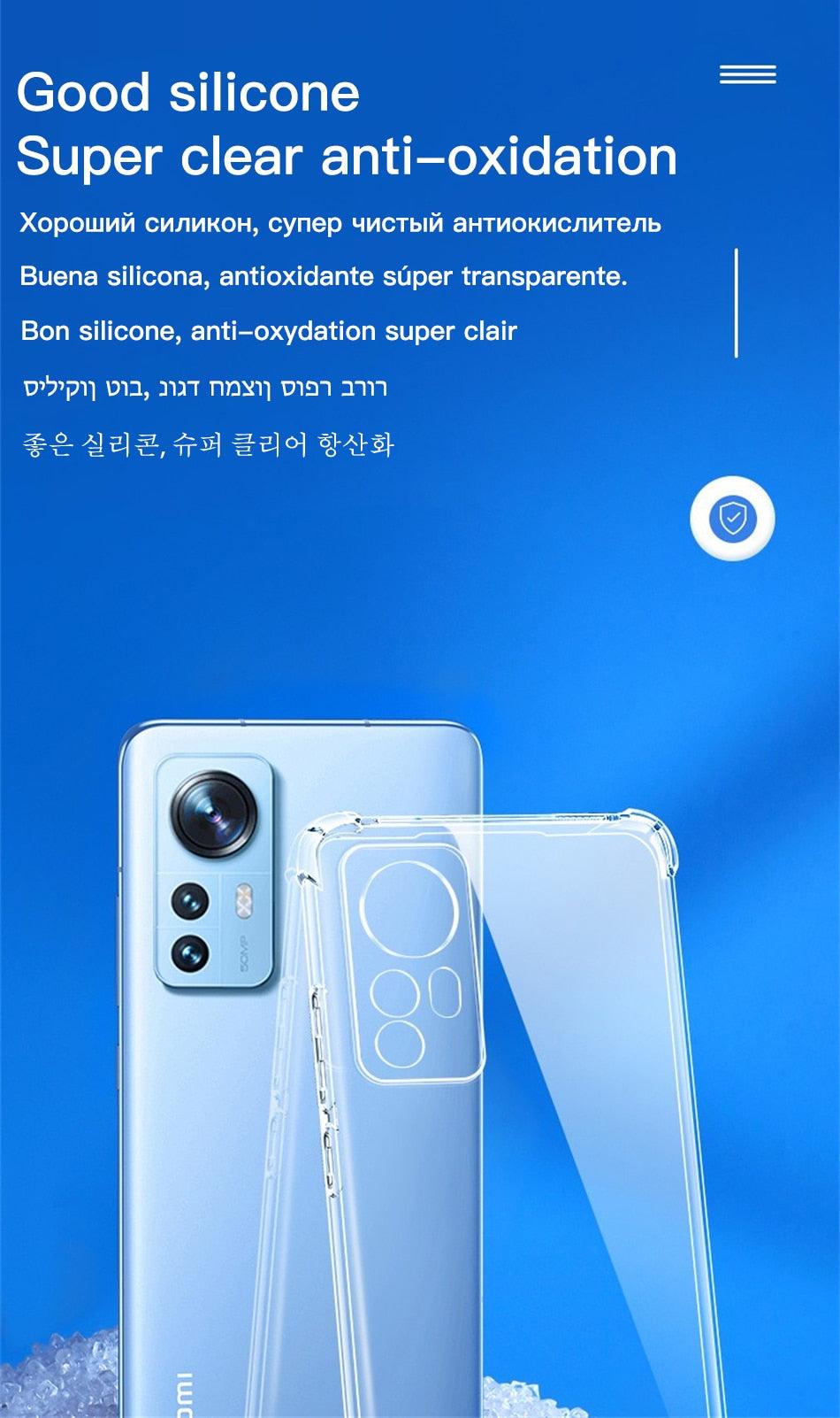Clear Shockproof Case for Xiaomi